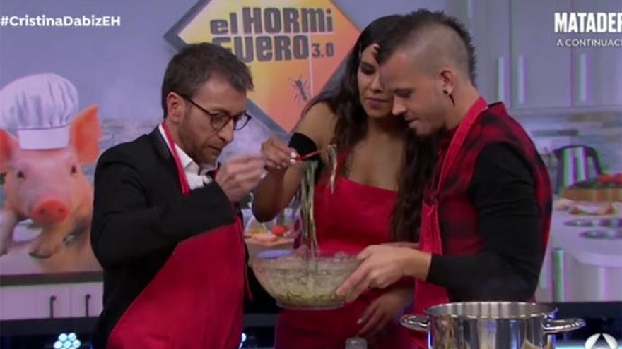 Carbonara Pedroche, en &#039;El Hormiguero&#039;.