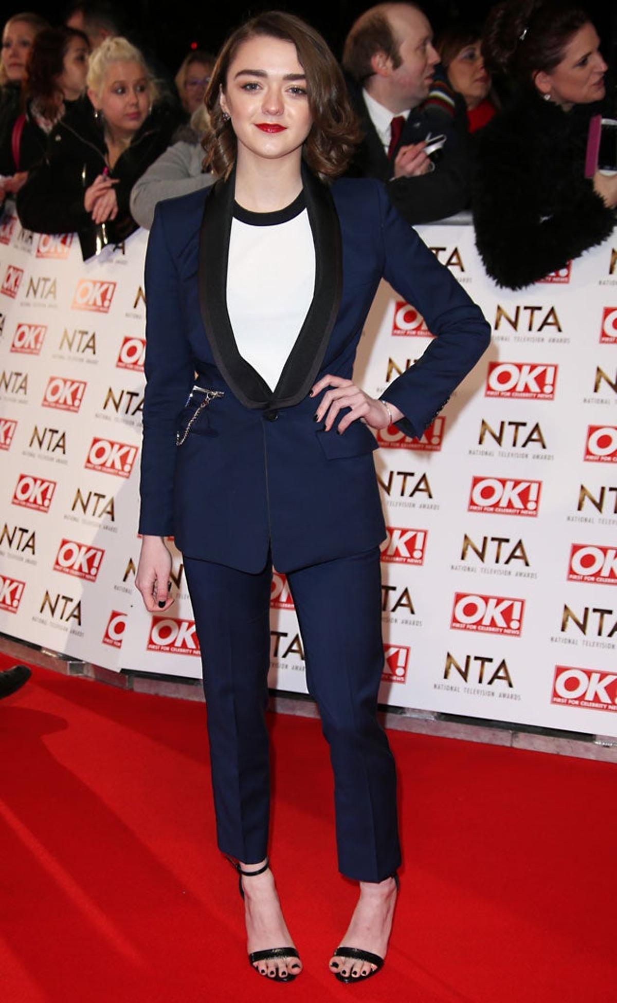 Maisie Williams en los 2015 NTA Awards celebrados en Londres