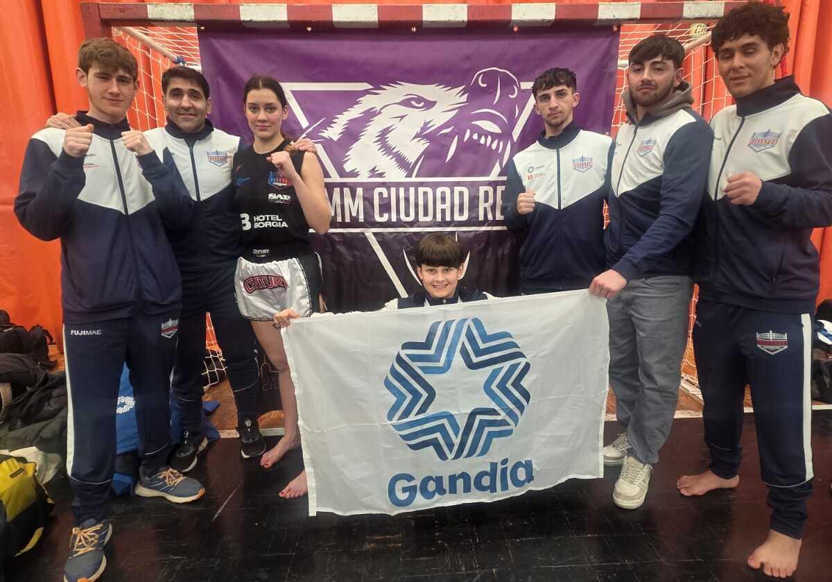 Deportistas del BoxSafor tras la competición