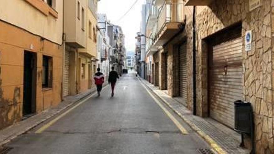 El carrer Codolar, on començaran les obres d&#039;urbanització.