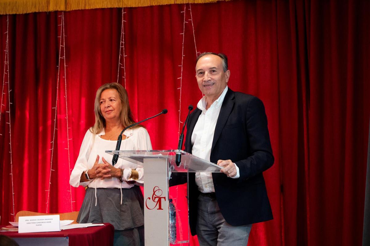 Presentación del Clásico en el ambigú del Gran Teatro, este viernes.