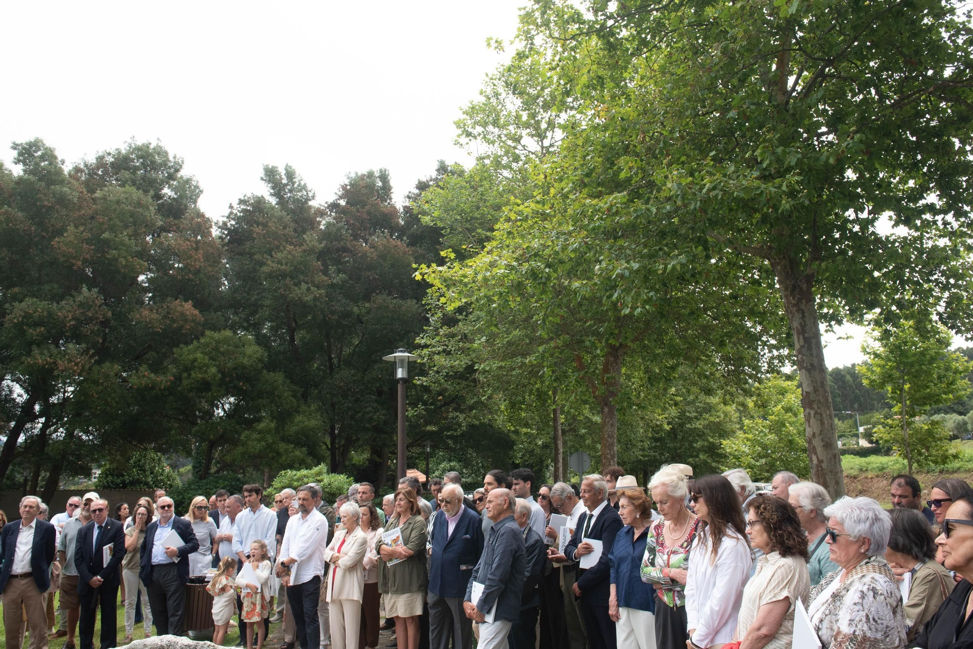Inauguración del parque Rafael Castor Casdelrrey en Bastiagueiro