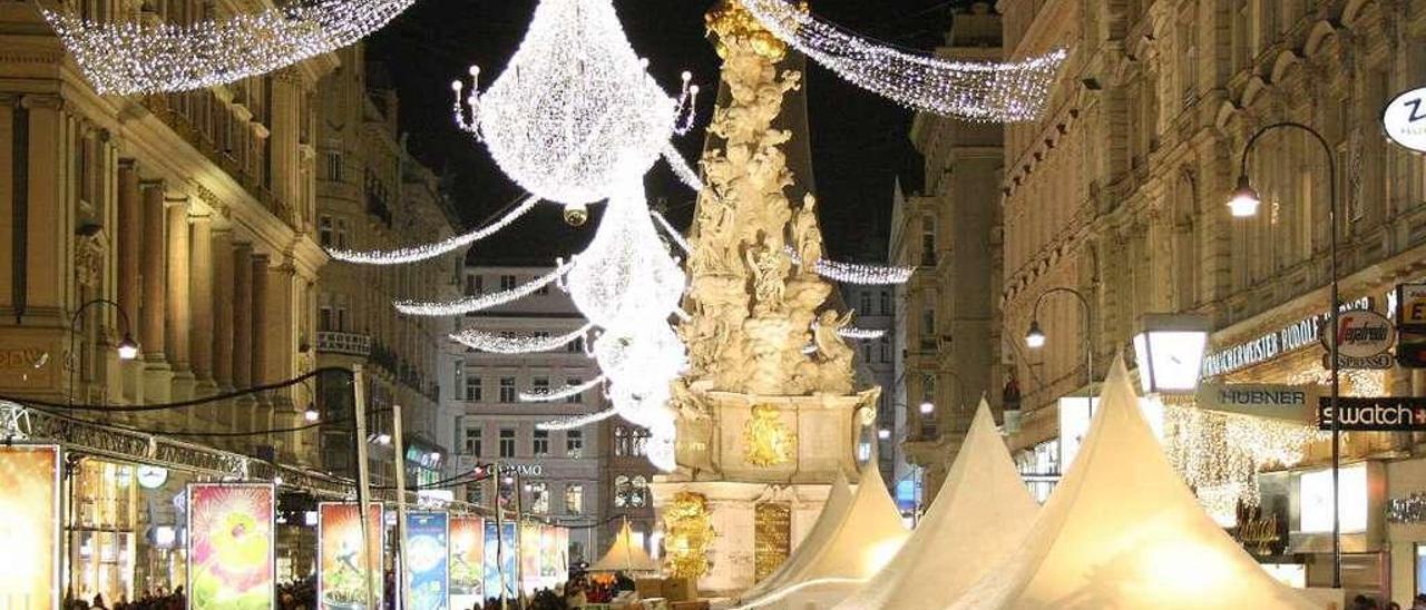 Vista parcial del Silvesterpfad en Viena.