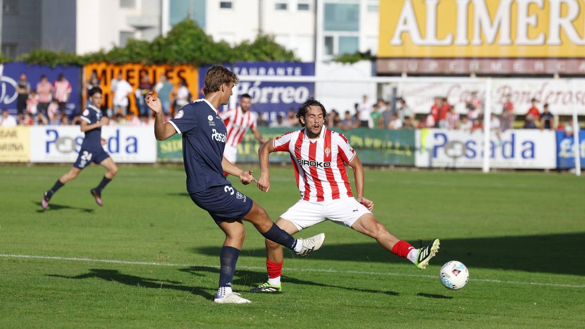 EN IMÁGENES: así fue el choque entre el Marino de Luanco y el Sporting