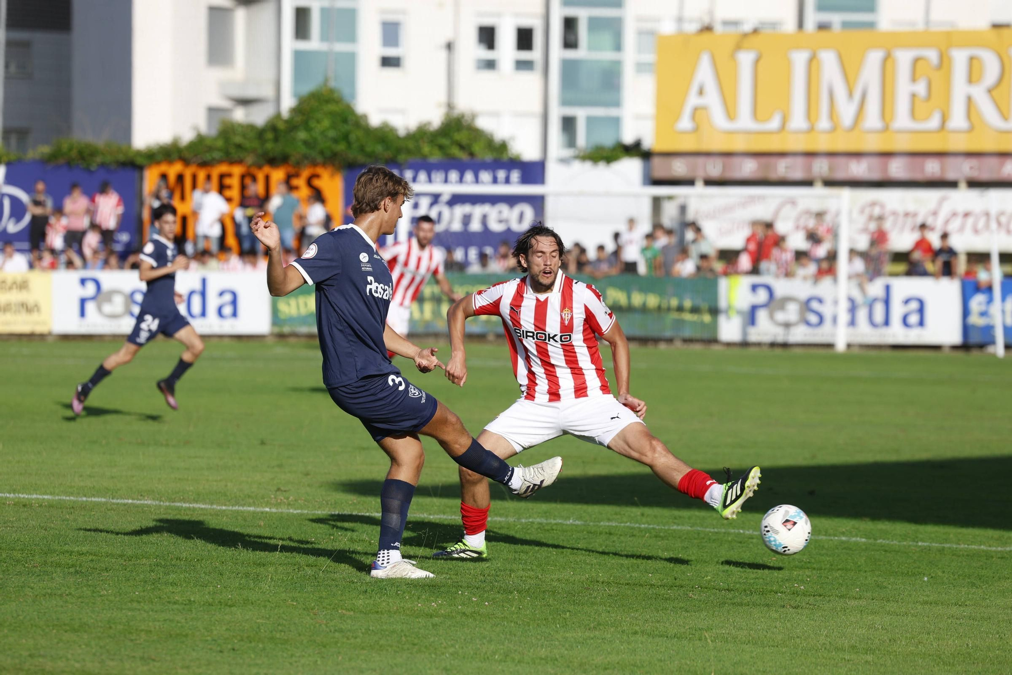 EN IMÁGENES: así fue el choque entre el Sporting y el Marino de Luanco