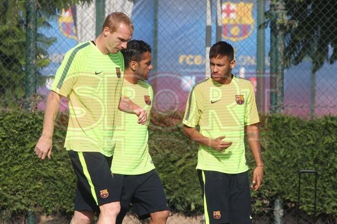 El Barça prepara el partido ante el Ajax