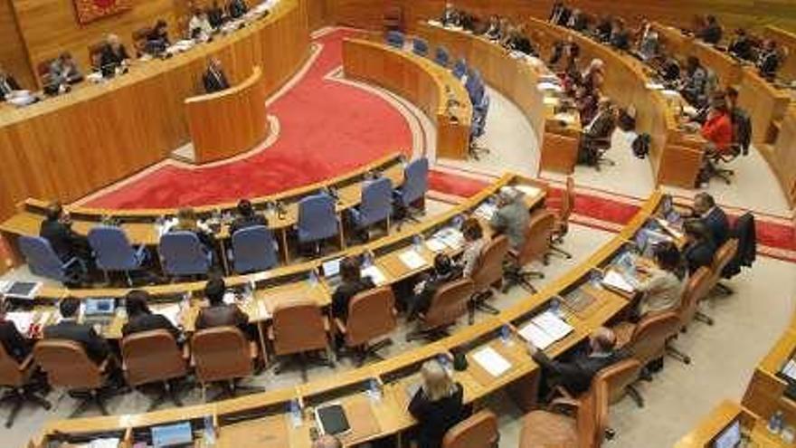Pleno del Parlamento gallego. xoán álvarez