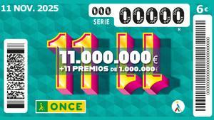 Cupón 11 del 11 de la ONCE