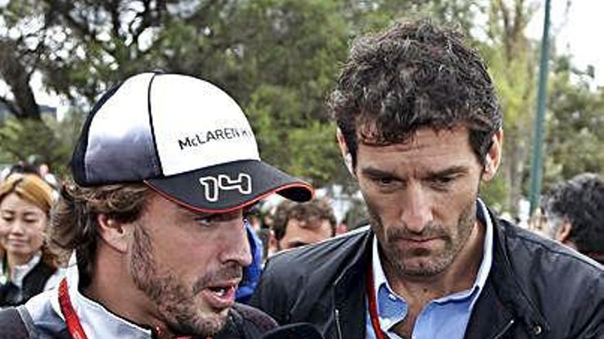 Alonso y Webber.