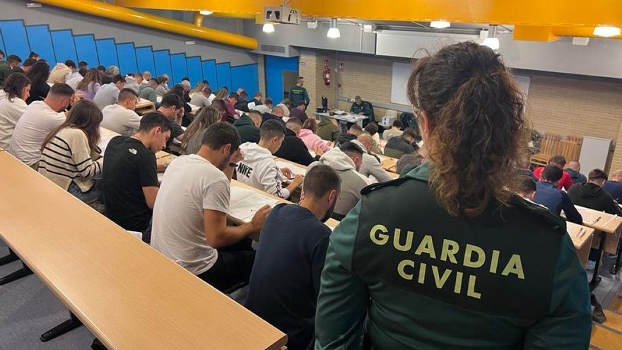 1.057 personas opositan en Extremadura este fin de semana para ingresar a la Guardia Civil