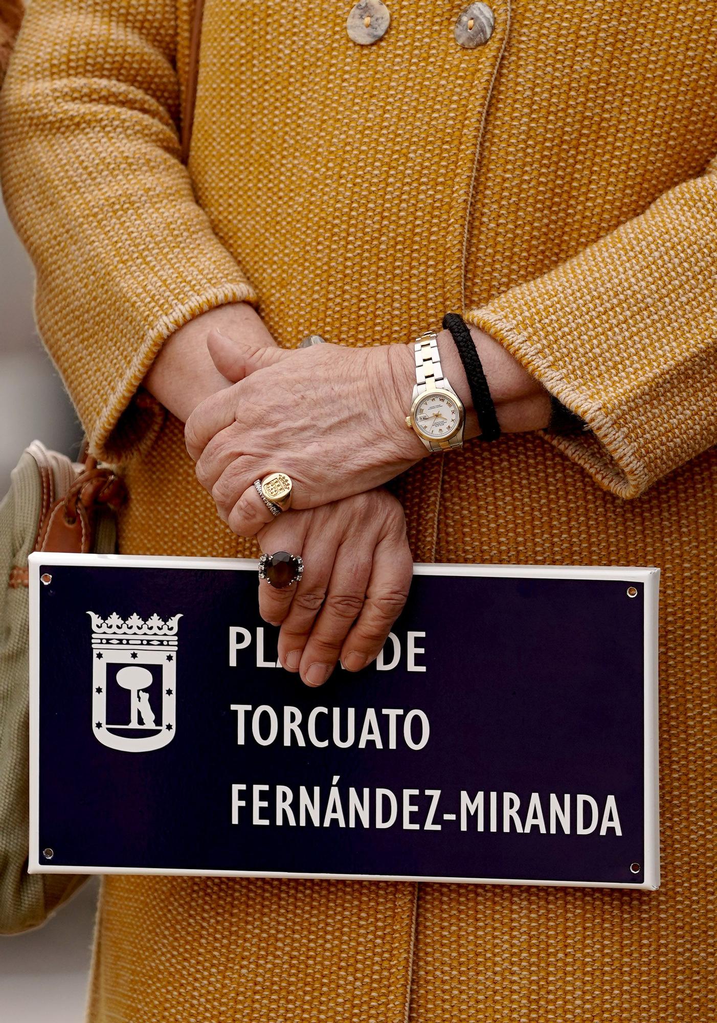 Homenaje en Madrid a Torcuato Fernández-Miranda con la concesión de una plaza en Fuencarral