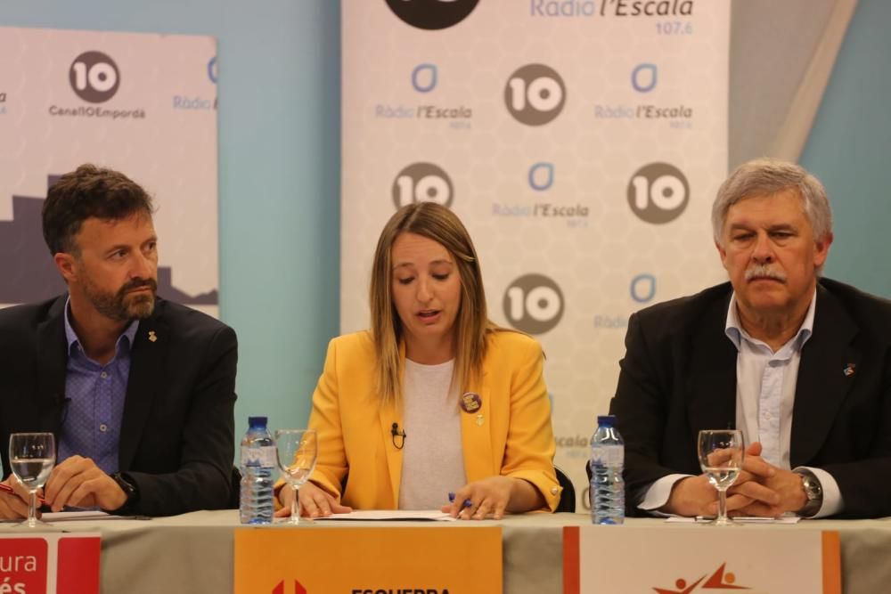 El debat electoral de l'Escala en imatges