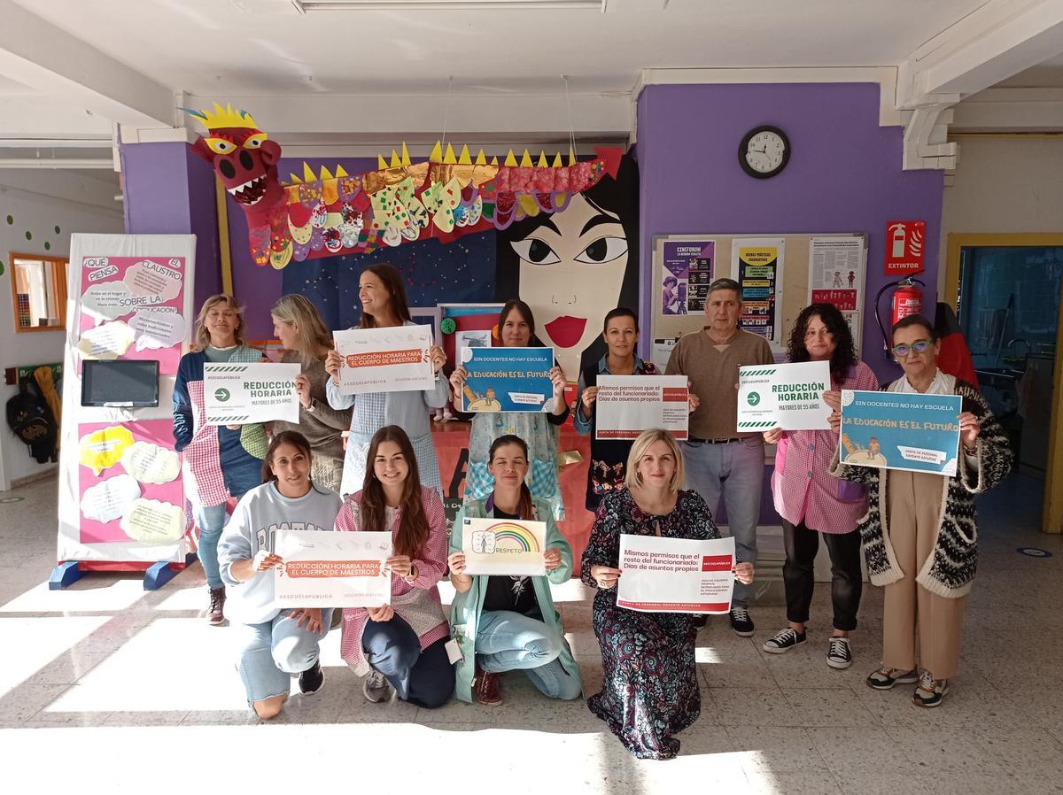 Así fueron las concentraciones organizadas en los centros educativos ...