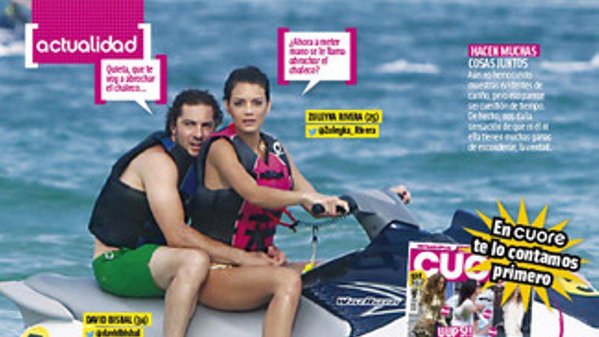 Bisbal disfruta de un paseo en moto acuática con una ex-Miss Universo en Miami