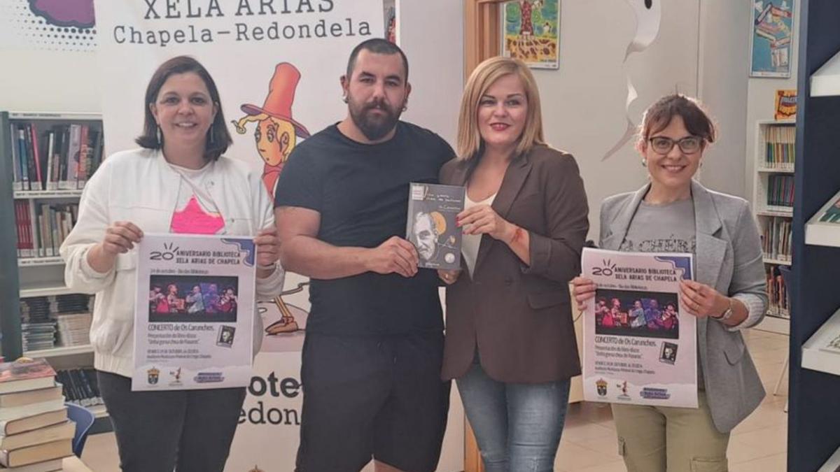 Presentación de los actos del XX anivesario de la biblioteca.