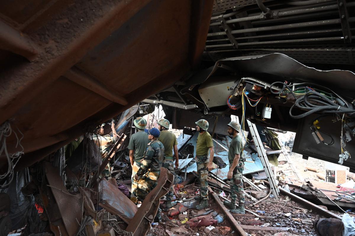 Accidente mortal de tren en la India