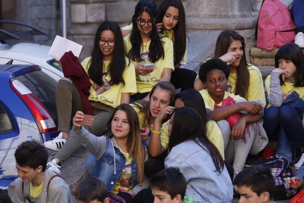 Trobada d''alumnes de municipis amb patrimoni jueu