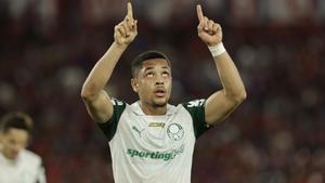 Vitor Roque, imparable tras romper su sequa con el Palmeiras