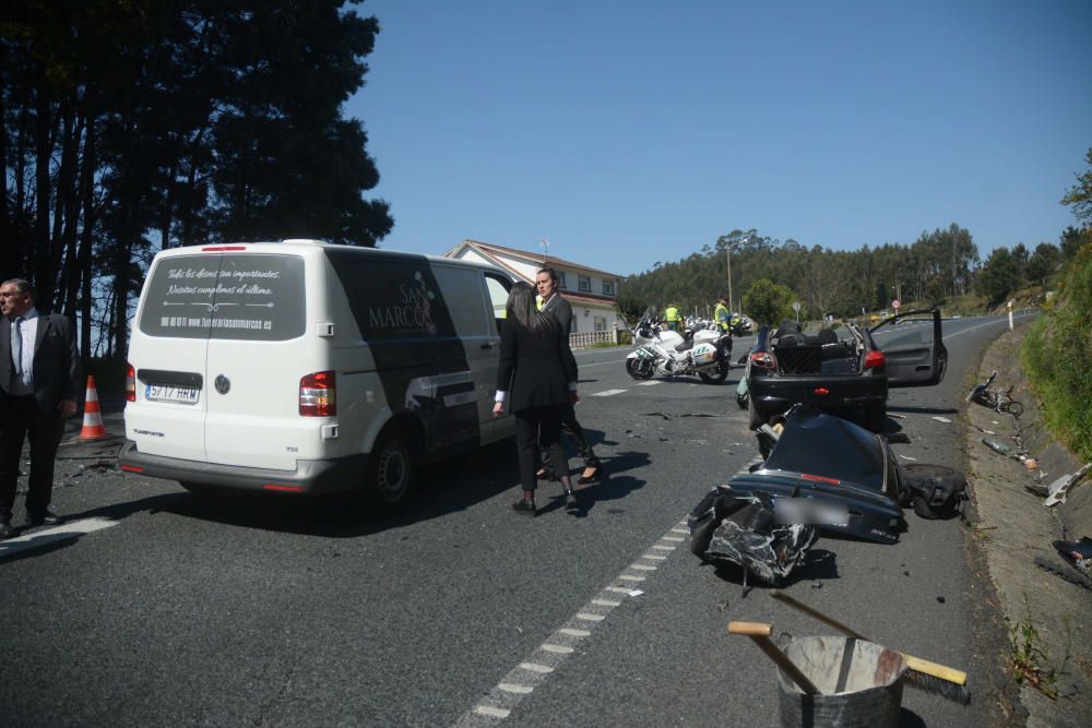 Accidente mortal en la N-550 en Pontevedra | Una mujer de 41 años fallece en una colisión