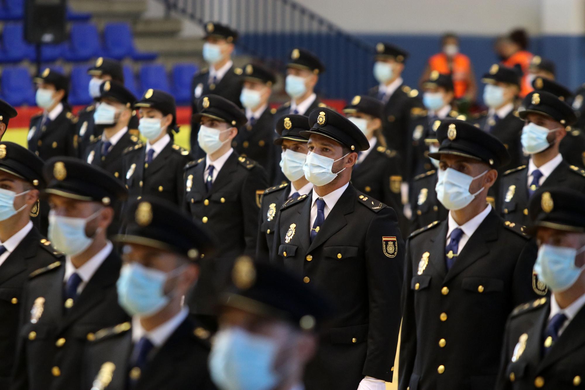 Presentación de 205 nuevos agentes de la Policía Nacional en Málaga