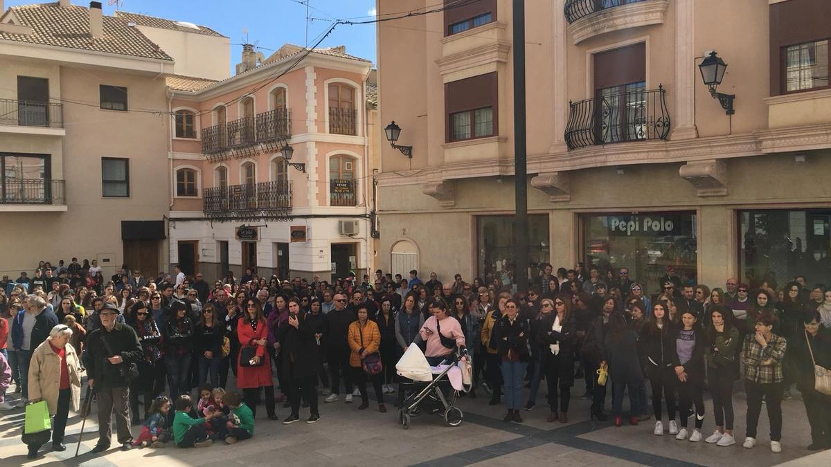 Celebración del Día de la Mujer en Monóvar el pasado año.