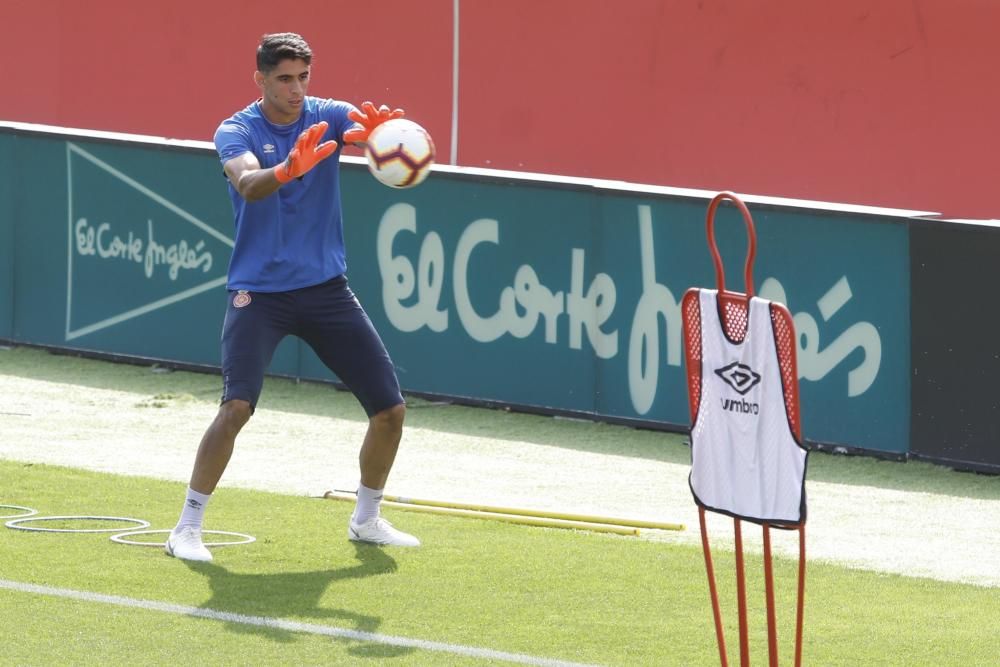 Darrer entrenament del Girona abans del partit contra el Reial Madrid