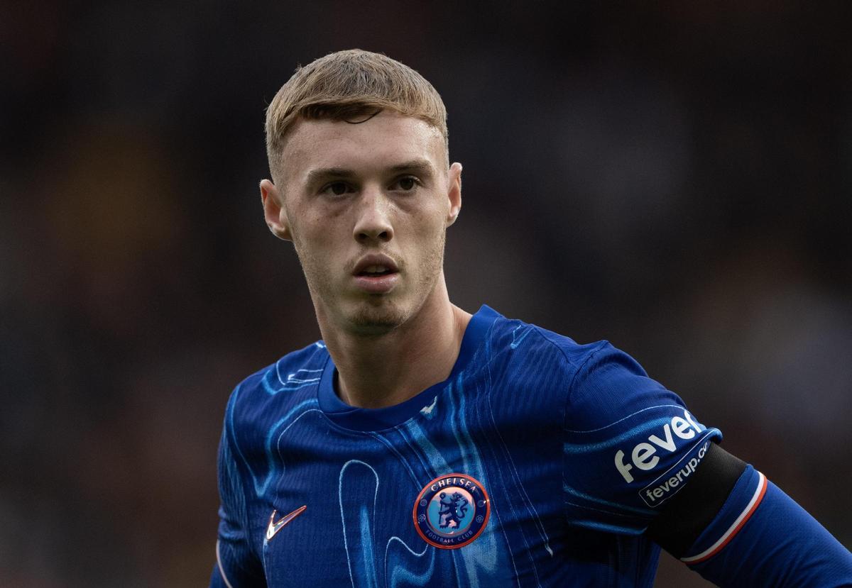 Cole Palmer con la camiseta del Chelsea, la temporada pasada.