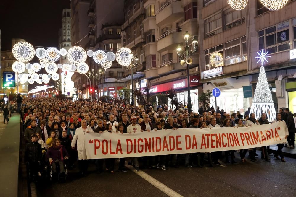 Manifestación en Vigo por la sanidad pública