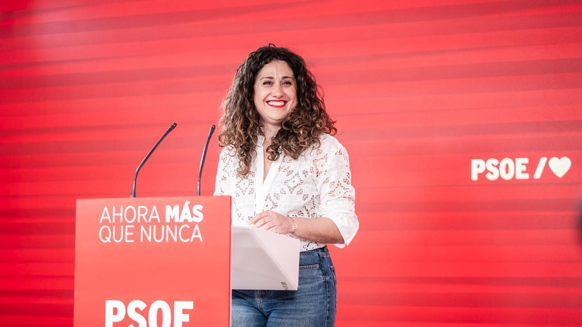 Archivo - La portavoz adjunta de la Comisión Ejecutiva Federal del PSOE, Enma López, durante una rueda de prensa posterior a la reunión de la Comisión Ejecutiva Federal del PSOE, a 30 de marzo de 2026, en Madrid (España).v