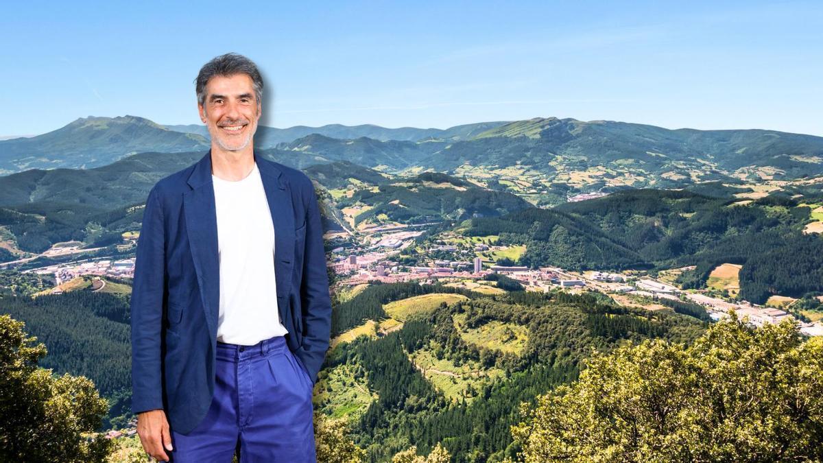 Vista del casco histórico de Mondragón (Gipuzkoa), la villa vasca que vio crecer a Jorge Fernández