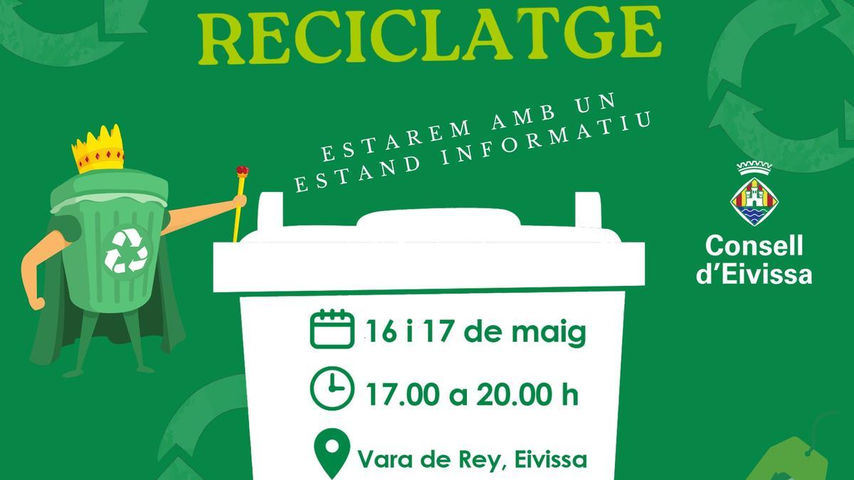 Cartel informativo del Día del Reciclaje.
