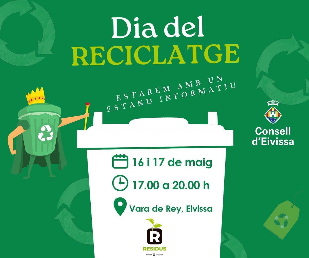 Cartel informativo del Día del Reciclaje.