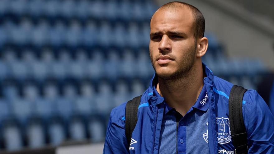 Sandro, en el Everton.