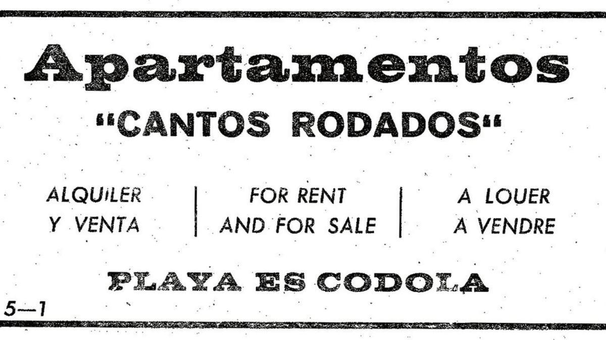 1968: un autobús salía de Eivissa para visitar el ‘Hotel Apartamentos’. 