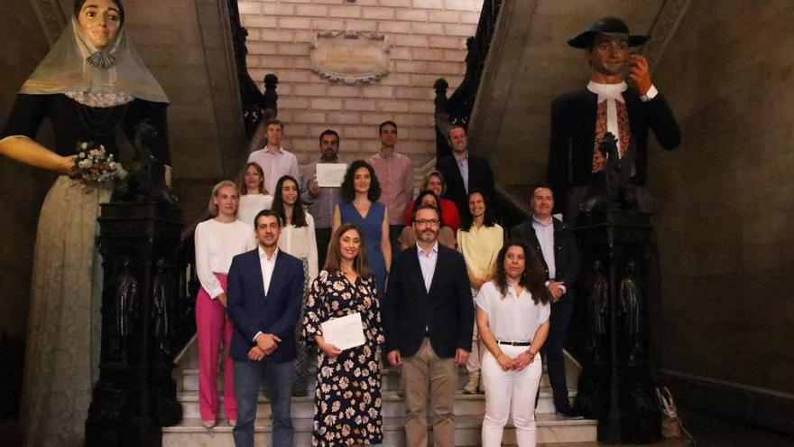 Toma de posesión de diez nuevos funcionarios del Ayuntamiento de Palma