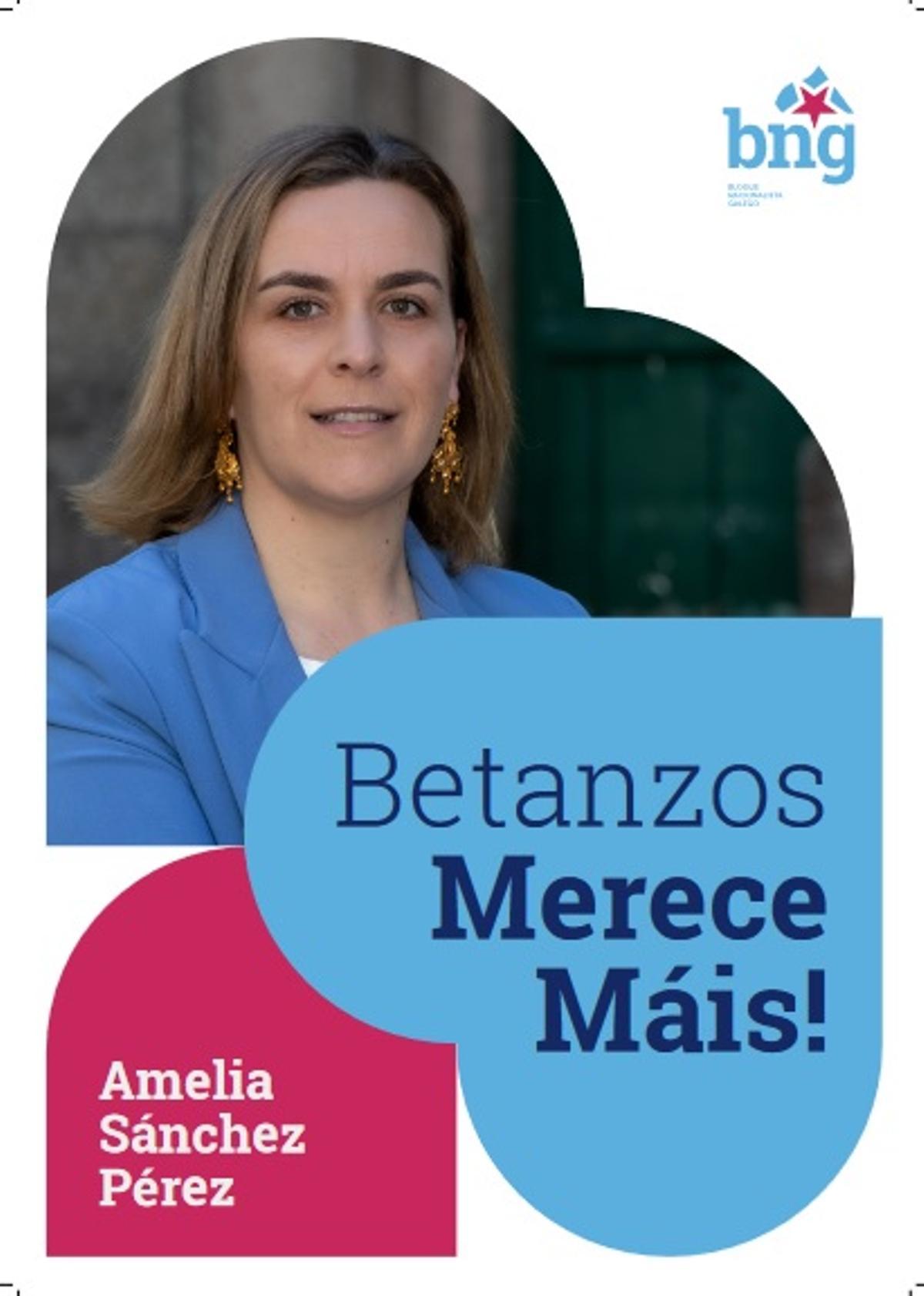 Cartel de Amelia Sánchez