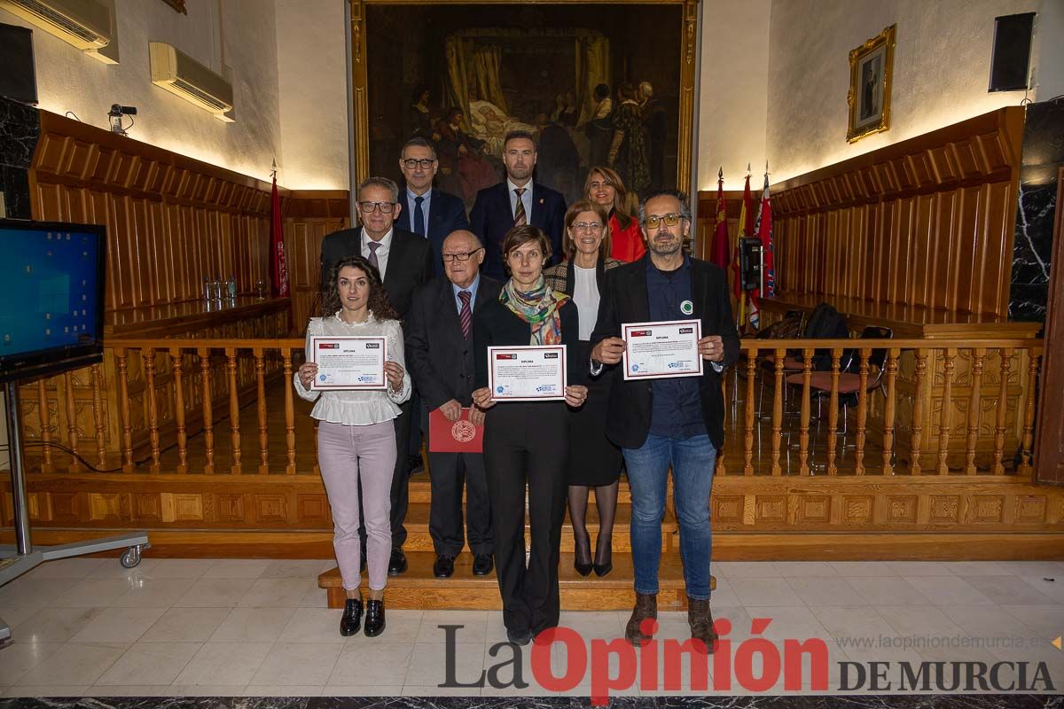 Entrega de los premios Robles Chillida en Caravaca