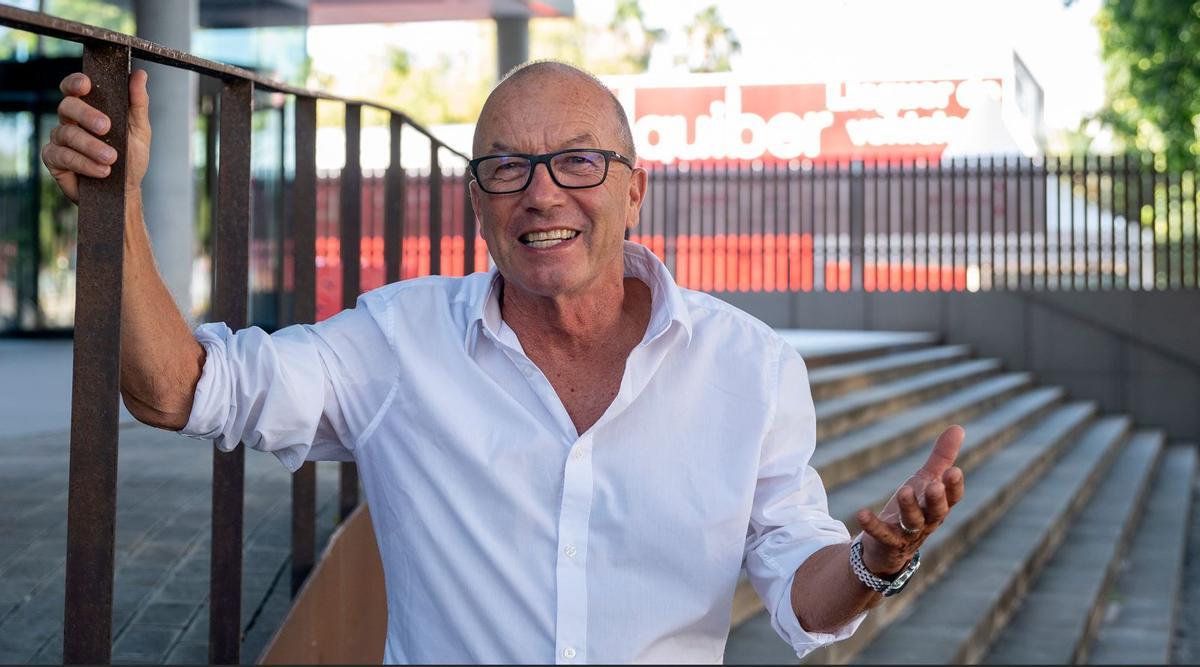 L'arquitecte i navegant Hans Geilinger, a Barcelona.