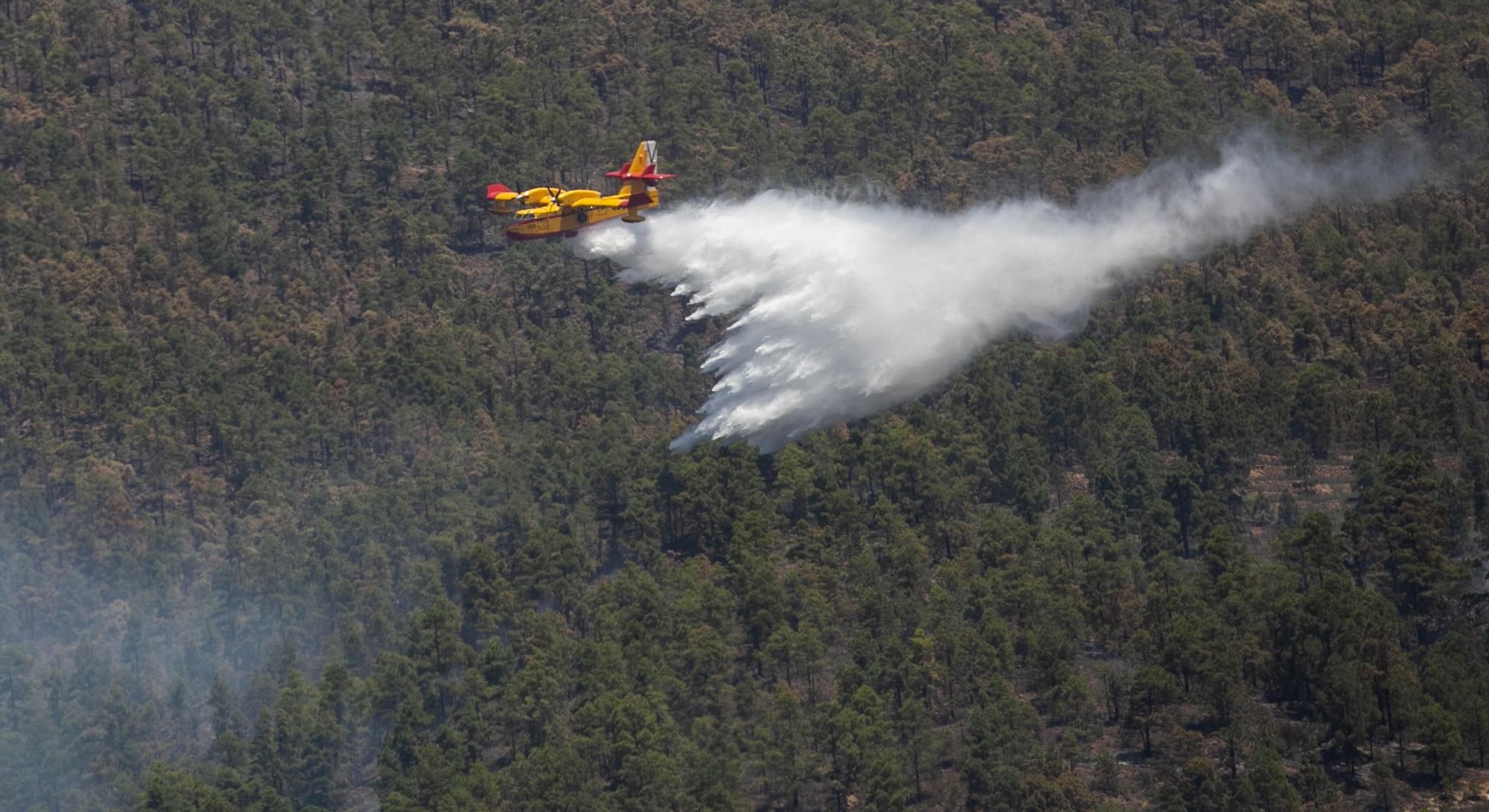 Incendio en Arico