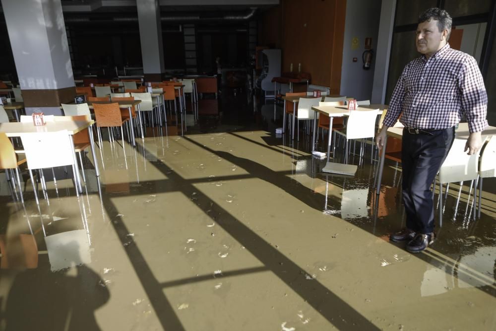 Inundaciones en Gijón