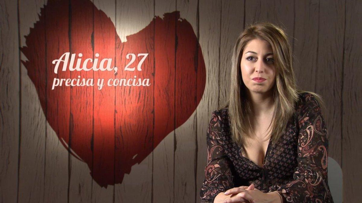 Alicia en 'First Dates'