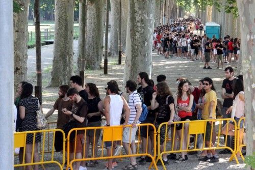 Primer dia del càsting de «Joc de Trons» a Girona