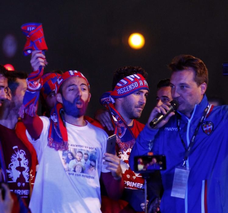 Así celebra el ascenso la afición del Levante UD