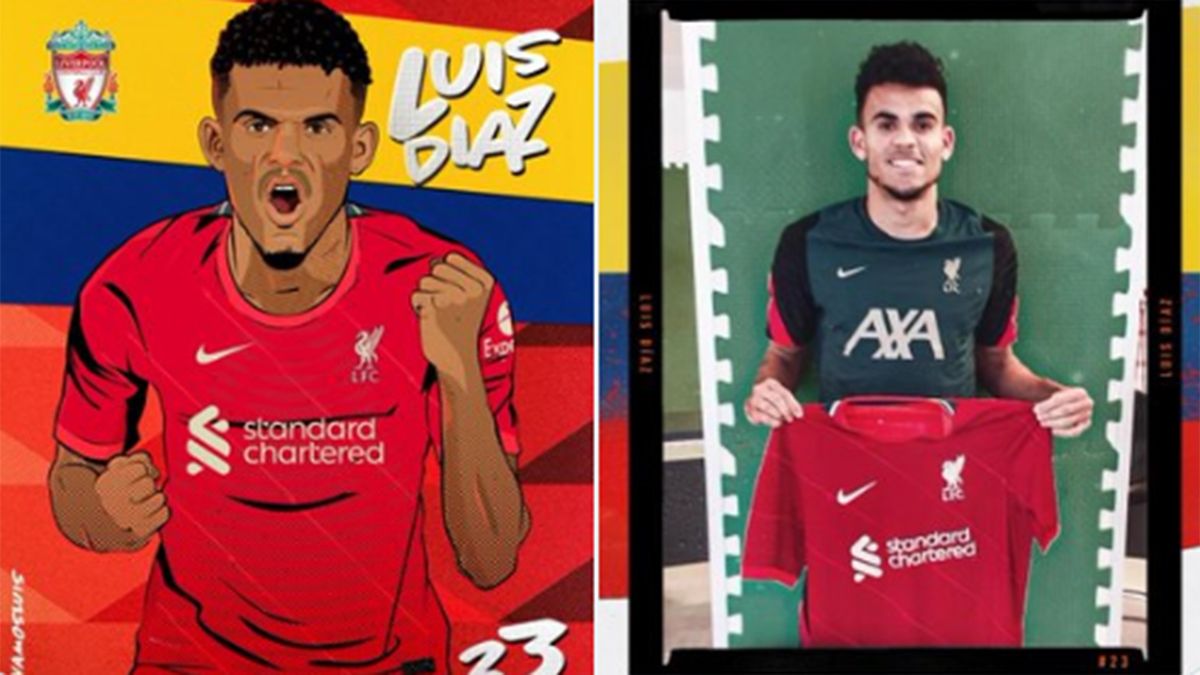 Luis Díaz, nuevo delantero del Liverpool