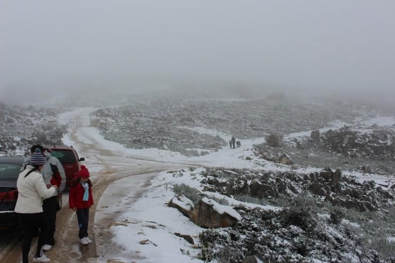 Nieve en la provincia de Córdoba