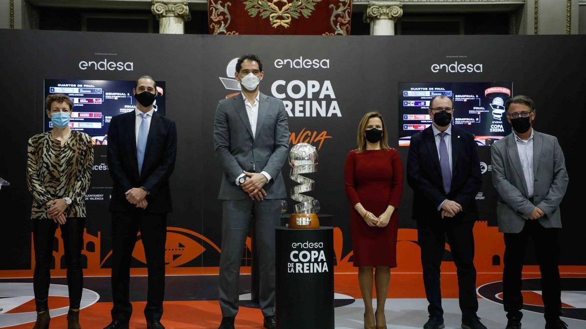 Sorteo de la Copa de la Reina en el Ayuntamiento de València