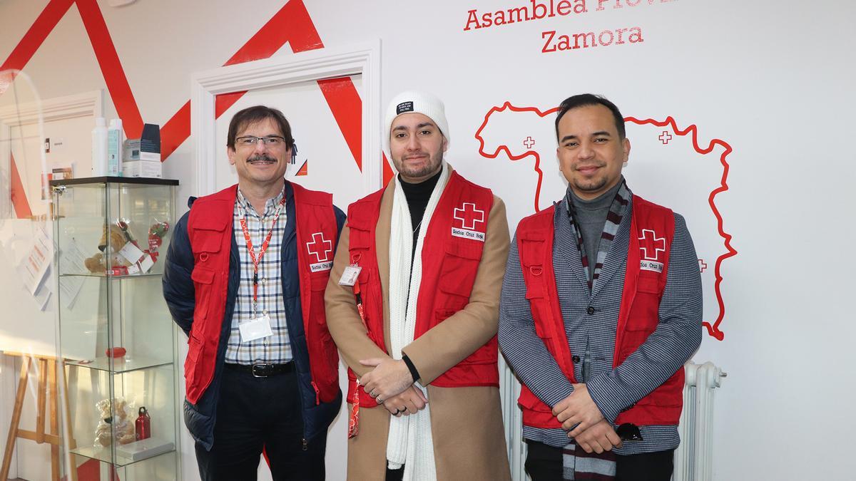 Equipo de Cruz Roja para la campaña de captación de socios