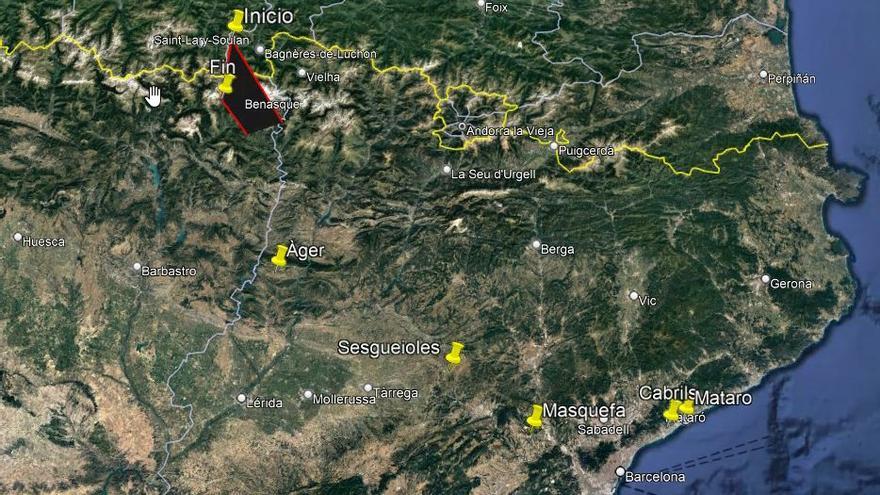 Detectan la posible caída de un meteorito en La Ribagorza