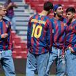 La camiseta retro del FC Barcelona