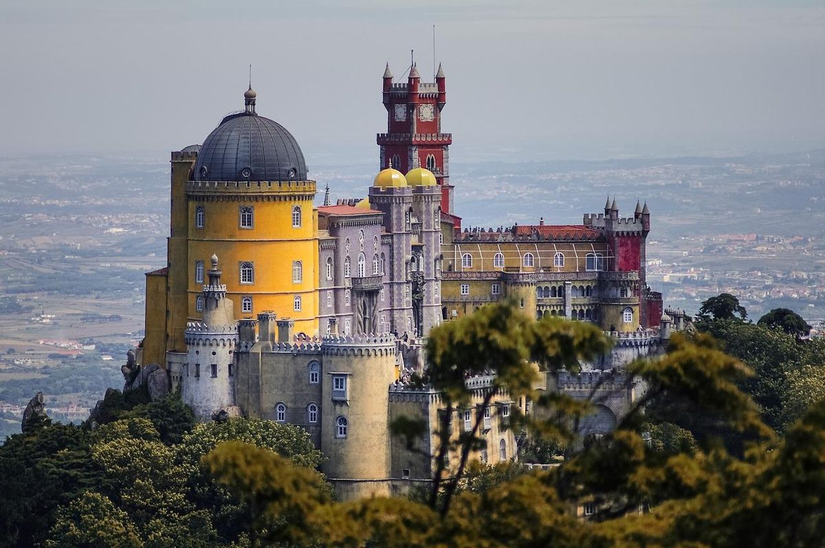El palacio da Pena, en Sintra.
